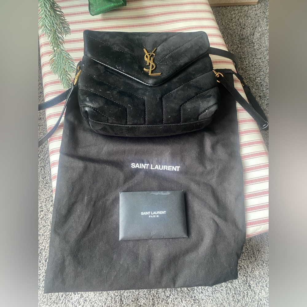 Ysl Loulou toy suede black used and lots of life left - Picture 2 of 9